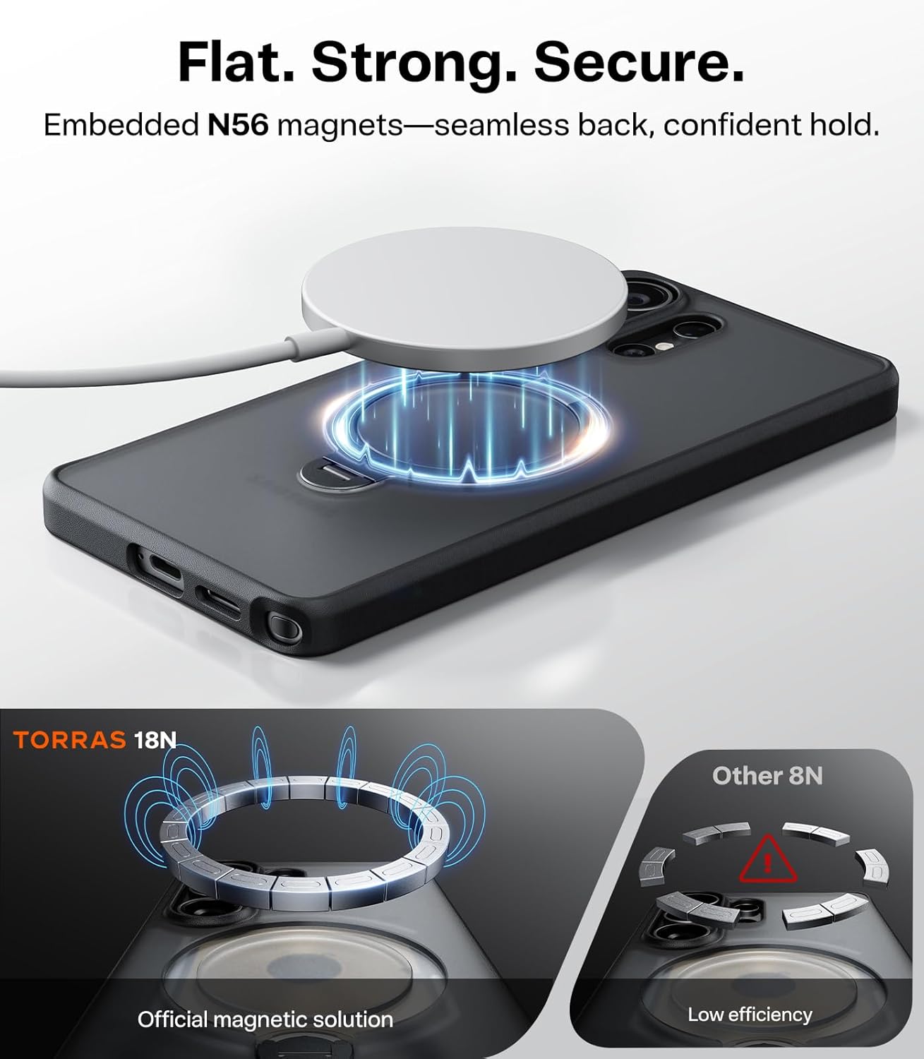 TORRAS Phone Case with 360° Magnetic Stand for Samsung Galaxy S26 Ultra NEW