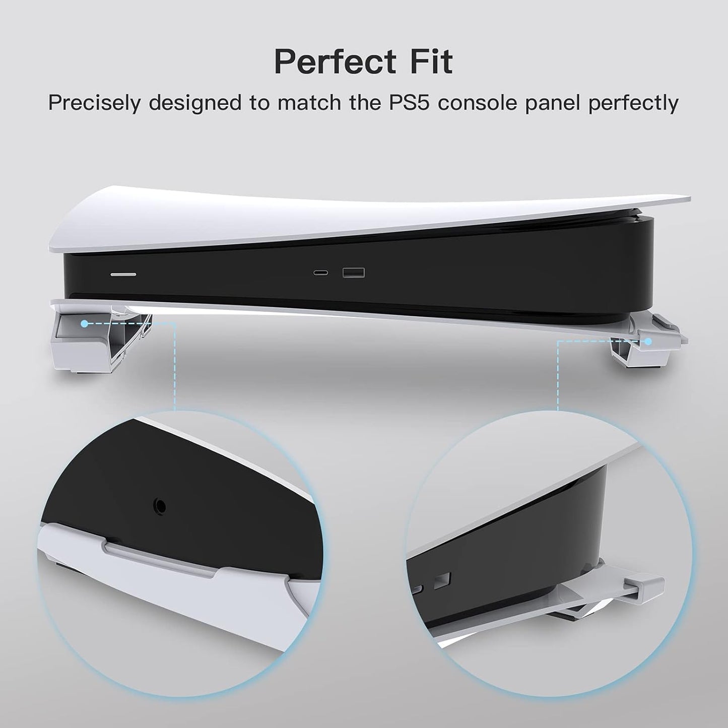 NexiGo Minimalist PS5 Horizontal Base Stand - White Gaming Accessory DEMO