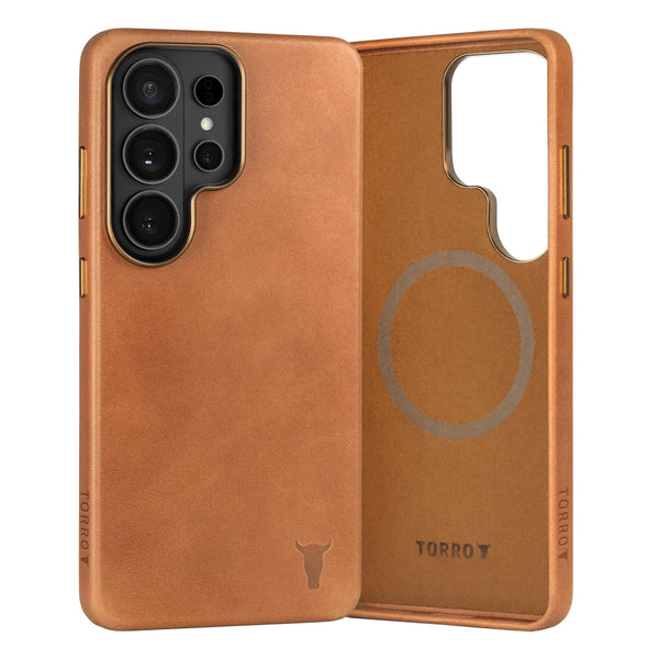 TORRO Genuine Leather Phone Case for Samsung Galaxy S26 Ultra 5G - Light NEW