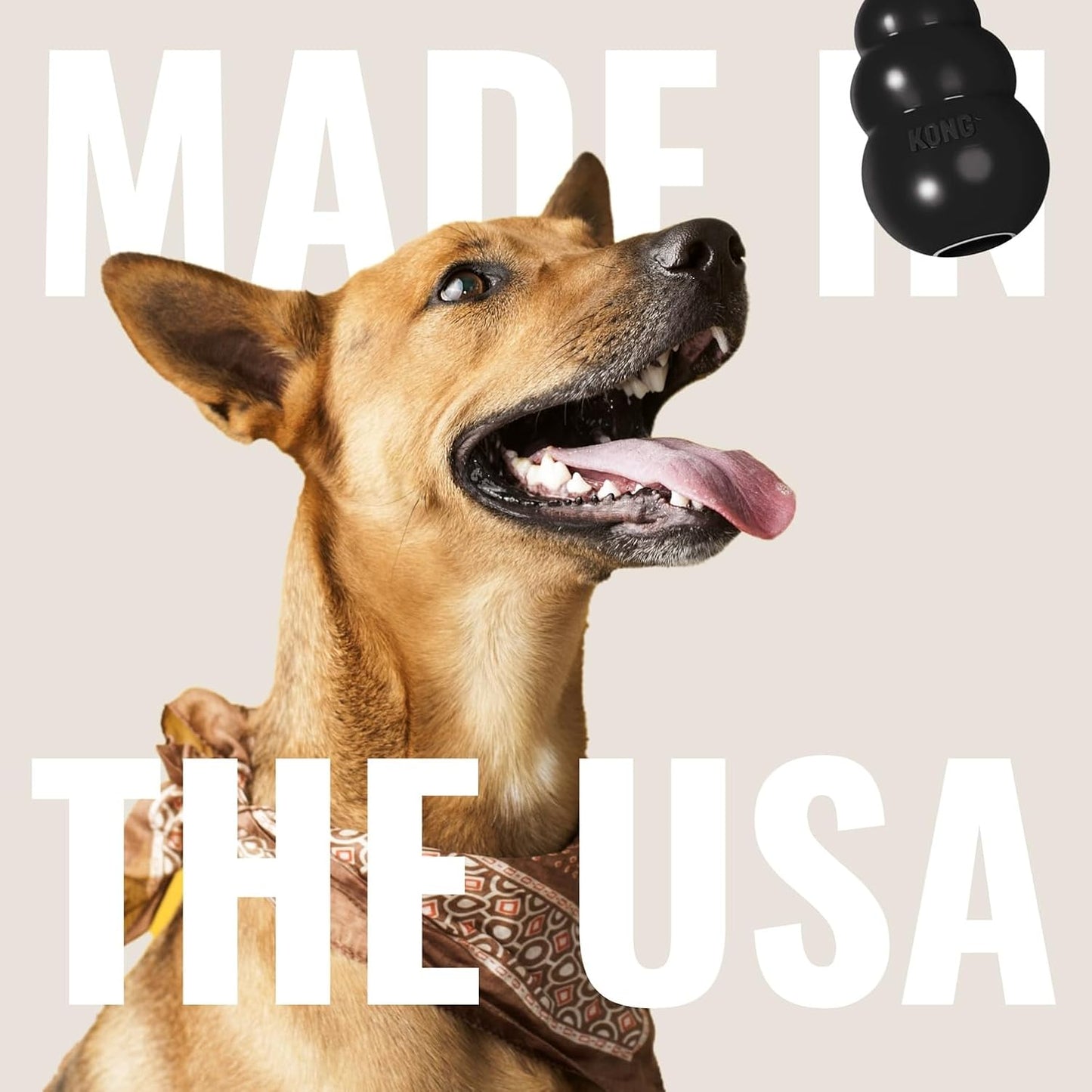 KONG Large Extreme Chew Toy Durable Natural Rubber for Tough Chewing Dogs NEW