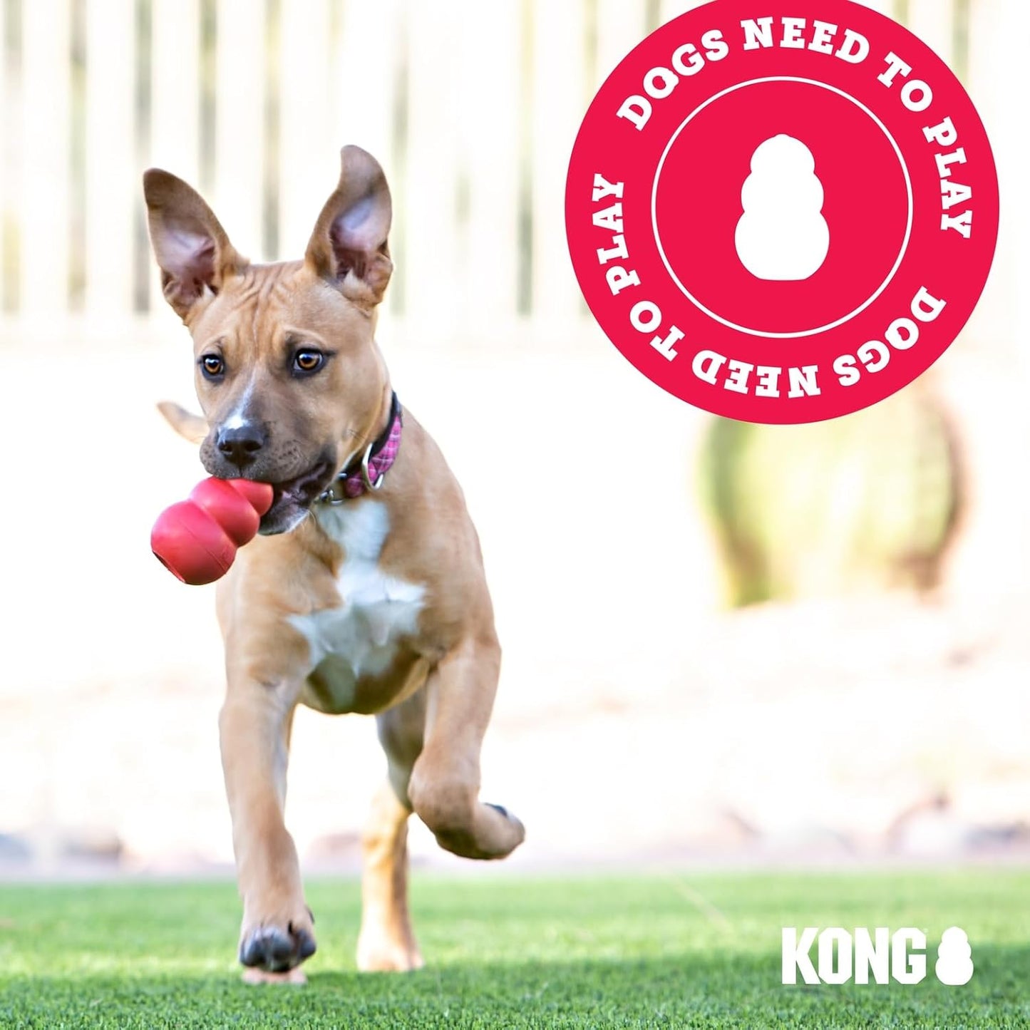 KONG Large Extreme Chew Toy Durable Natural Rubber for Tough Chewing Dogs NEW