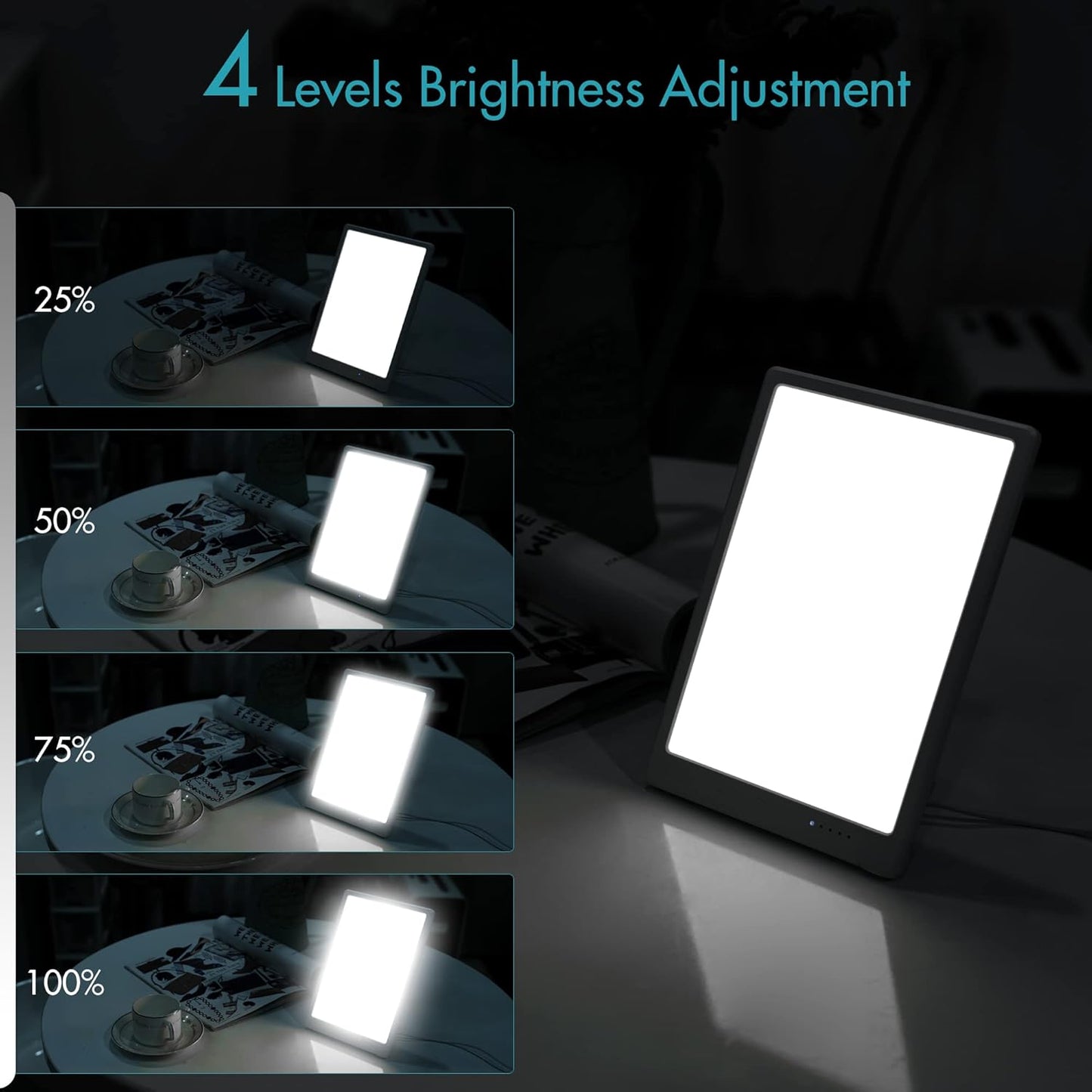 Portable Full Spectrum LED Light Therapy Lamp for Sunlight & Daylight DEMO