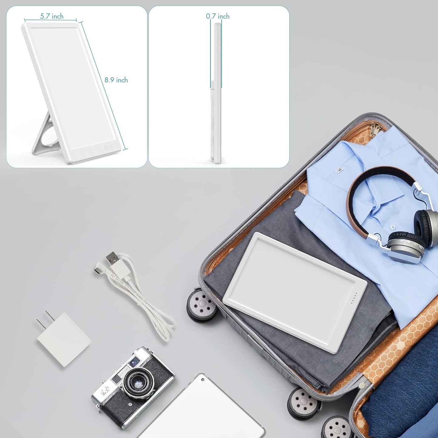 Portable Full Spectrum LED Light Therapy Lamp for Sunlight & Daylight DEMO