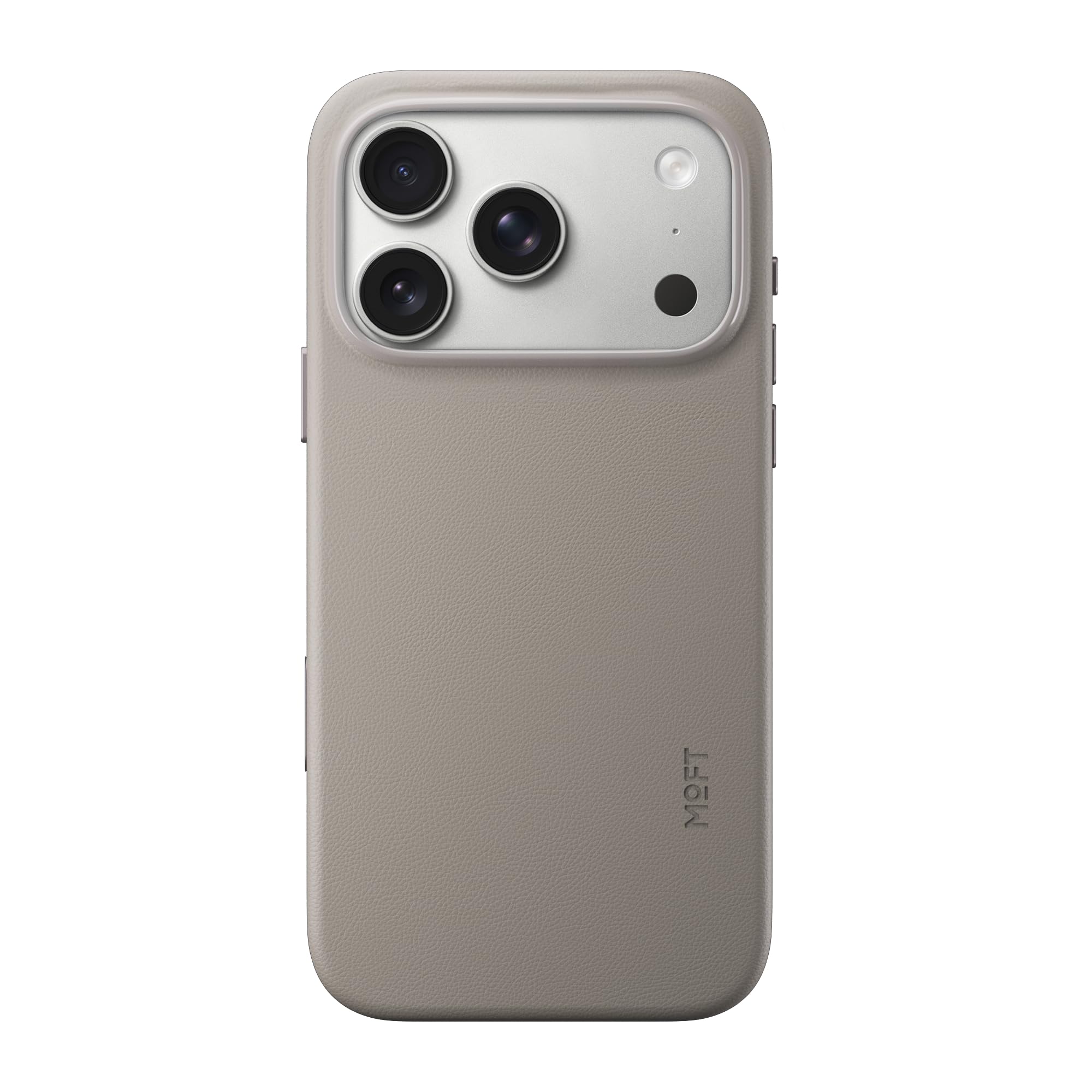 MOFT Vegan Leather Phone Case for iPhone 17 Pro in Taupe