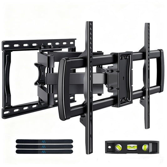 AX WABER Full Motion TV Wall Mount Bracket for 32-85 Inch TVs, Black Size DEMO