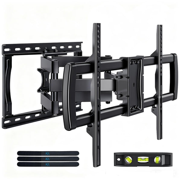 AX WABER Full Motion TV Wall Mount Bracket for 32-85 Inch TVs, Black Size DEMO