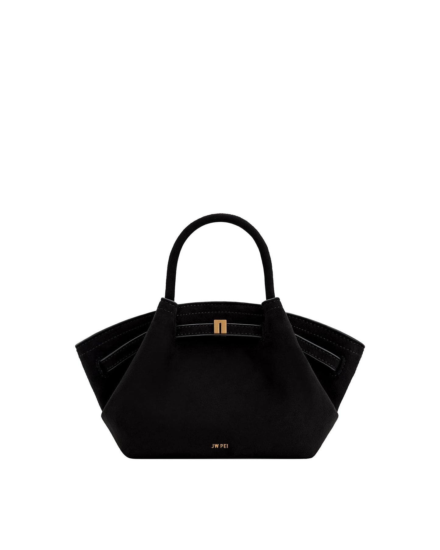 JW PEI Totes Hana Mini Tote Bag - Compact Black Handbag for Women, NEW