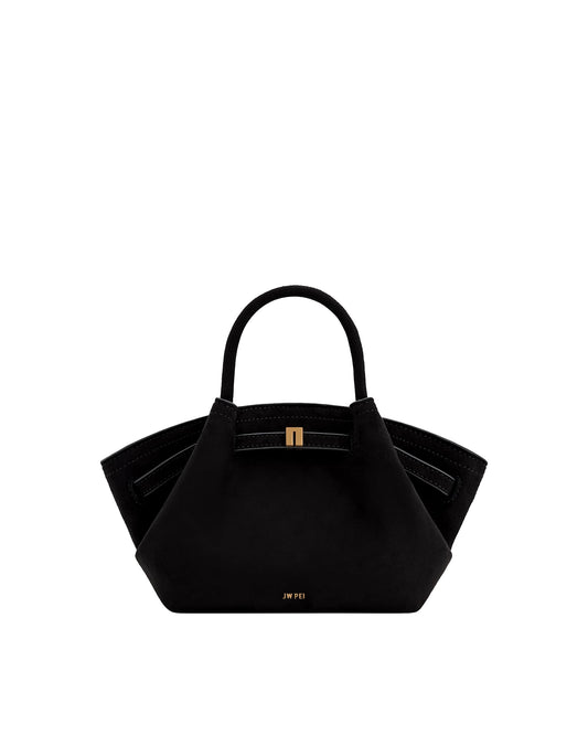 JW PEI Totes Hana Mini Tote Bag - Compact Black Handbag for Women, NEW