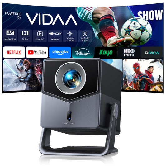 TOPTRO 4K Projectors Projector with 1400 ANSI Lumens, Dolby Audio, and 36W