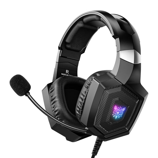 Black Gaming Headset with Noise Cancelling Microphone for PC Gamers DEMO