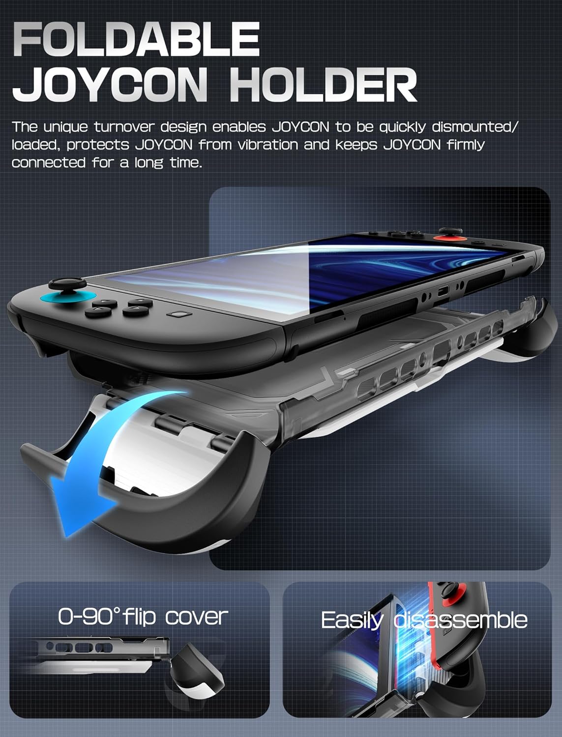 Mumba Dockable Nintendo Switch 2 Gaming Accessory Case with Flip Stand, DEMO