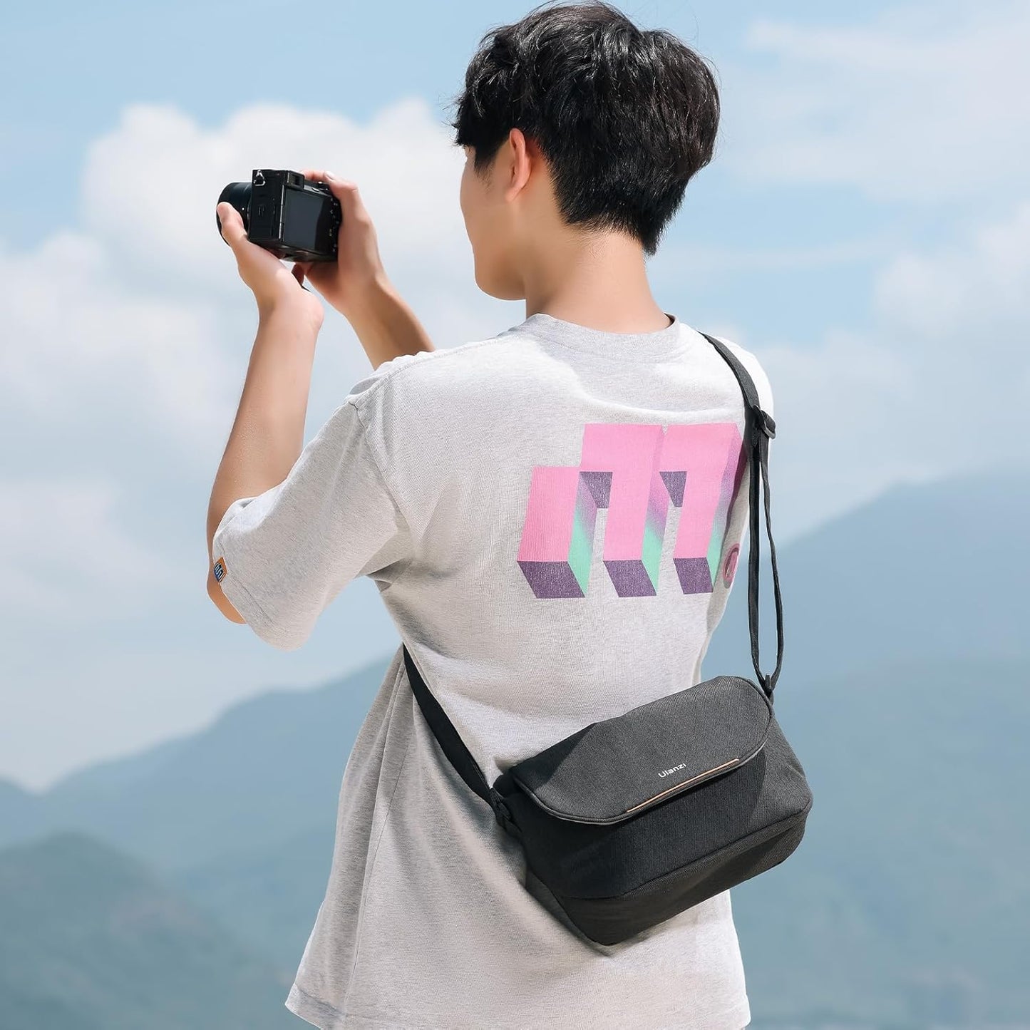 ULANZI Professional Crossbody Camera Bag Case for SLR/DSLR Black Size 4L NEW