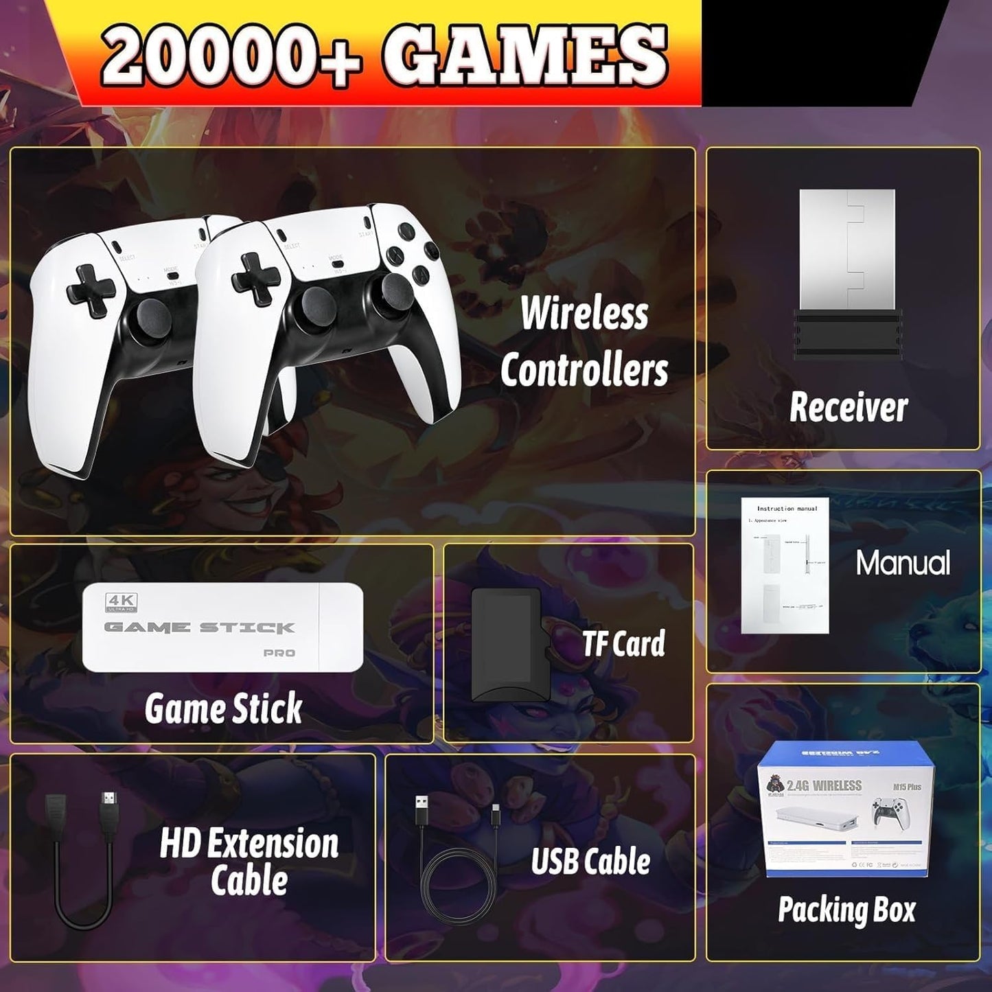 Retro Gaming Handheld Console with 21,000+ Classic Arcade & Video Games DEMO