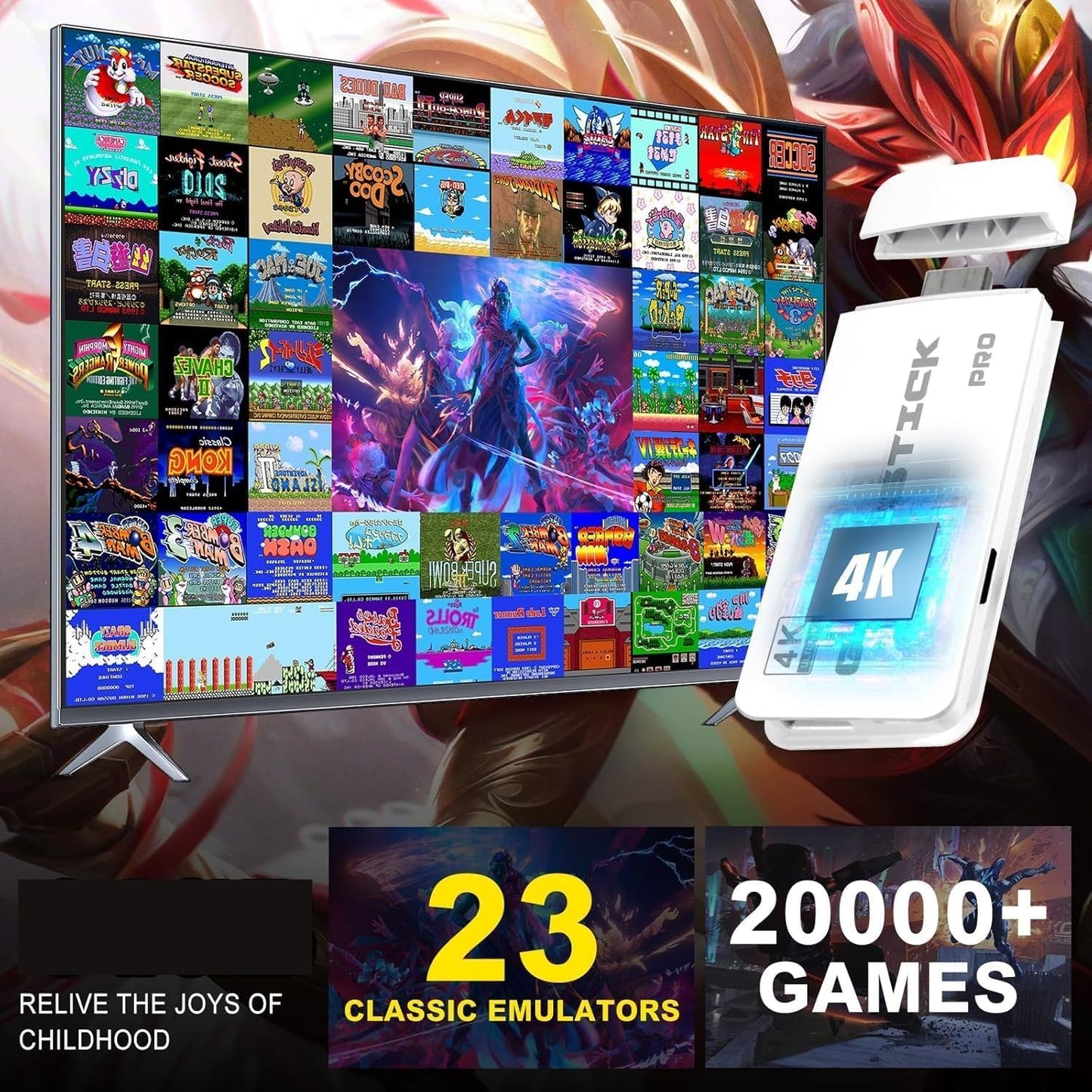 Retro Gaming Handheld Console with 21,000+ Classic Arcade & Video Games DEMO