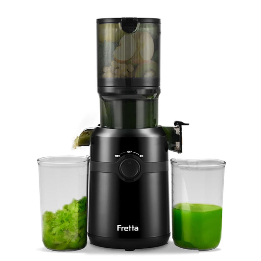 Fretta Masticating Juicers Slow Juicer Machine, Cold Press Electric, 1L NEW