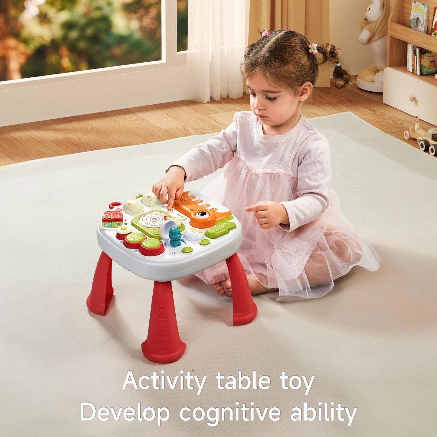 Multicoloured Baby Tables Activity Learning Table, 21x24.5cm, DEMO