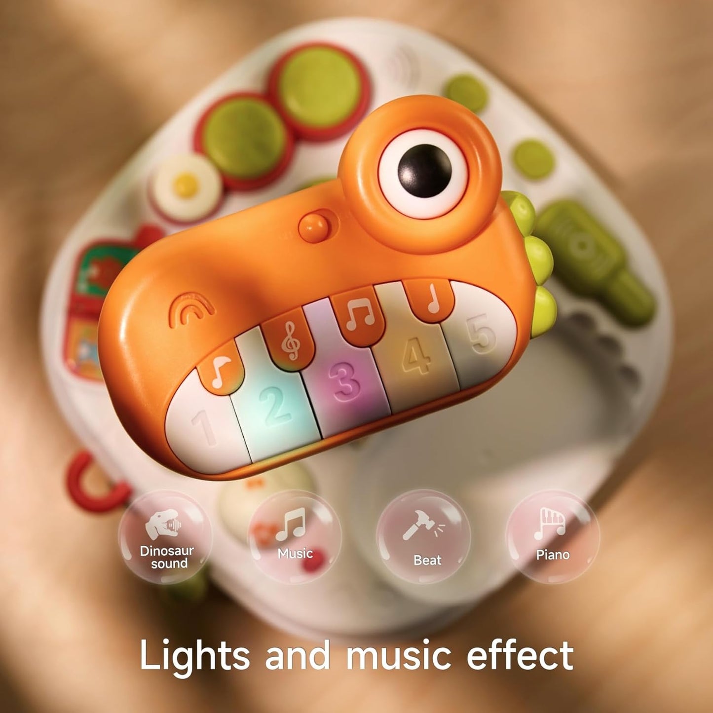 Multicoloured Baby Tables Activity Learning Table, 21x24.5cm, DEMO