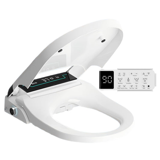 Warm Air Dry Heated Toilet Seat with Adjustable Temperature, U-Shape, DEMO