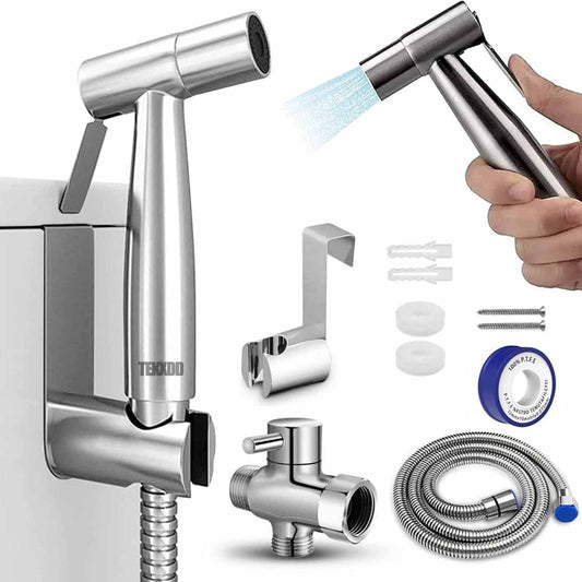 Handheld Bidet Sprayer Toilet Attachment Feminine Wash Stainless Steel NEW