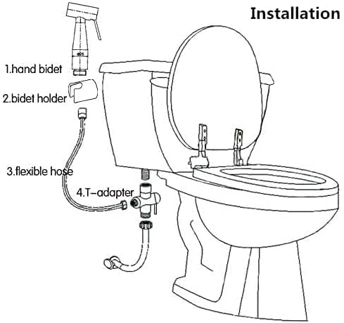 Handheld Bidet Sprayer Toilet Attachment Feminine Wash Stainless Steel NEW