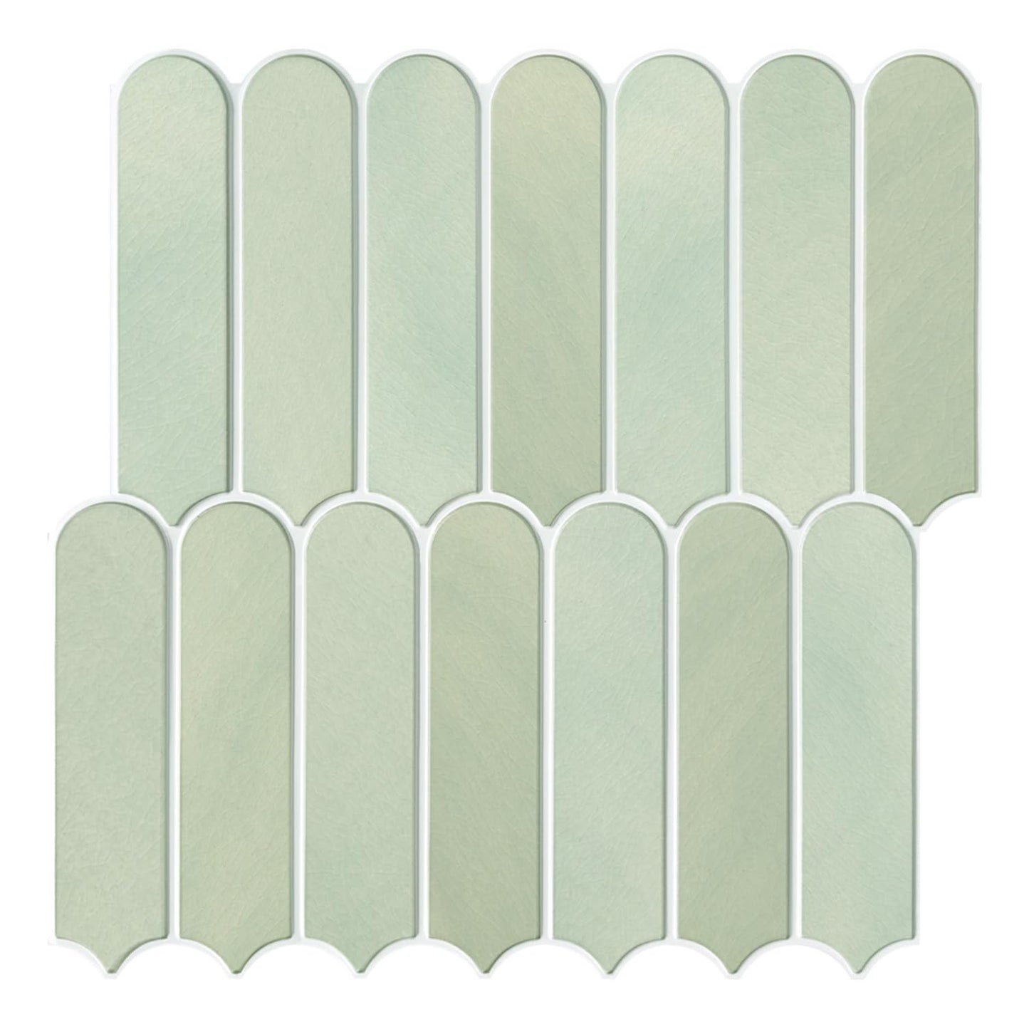 Commomy 3D Peel and Stick Backsplash Tiles Light Olive Green Size 11.8 Size NEW