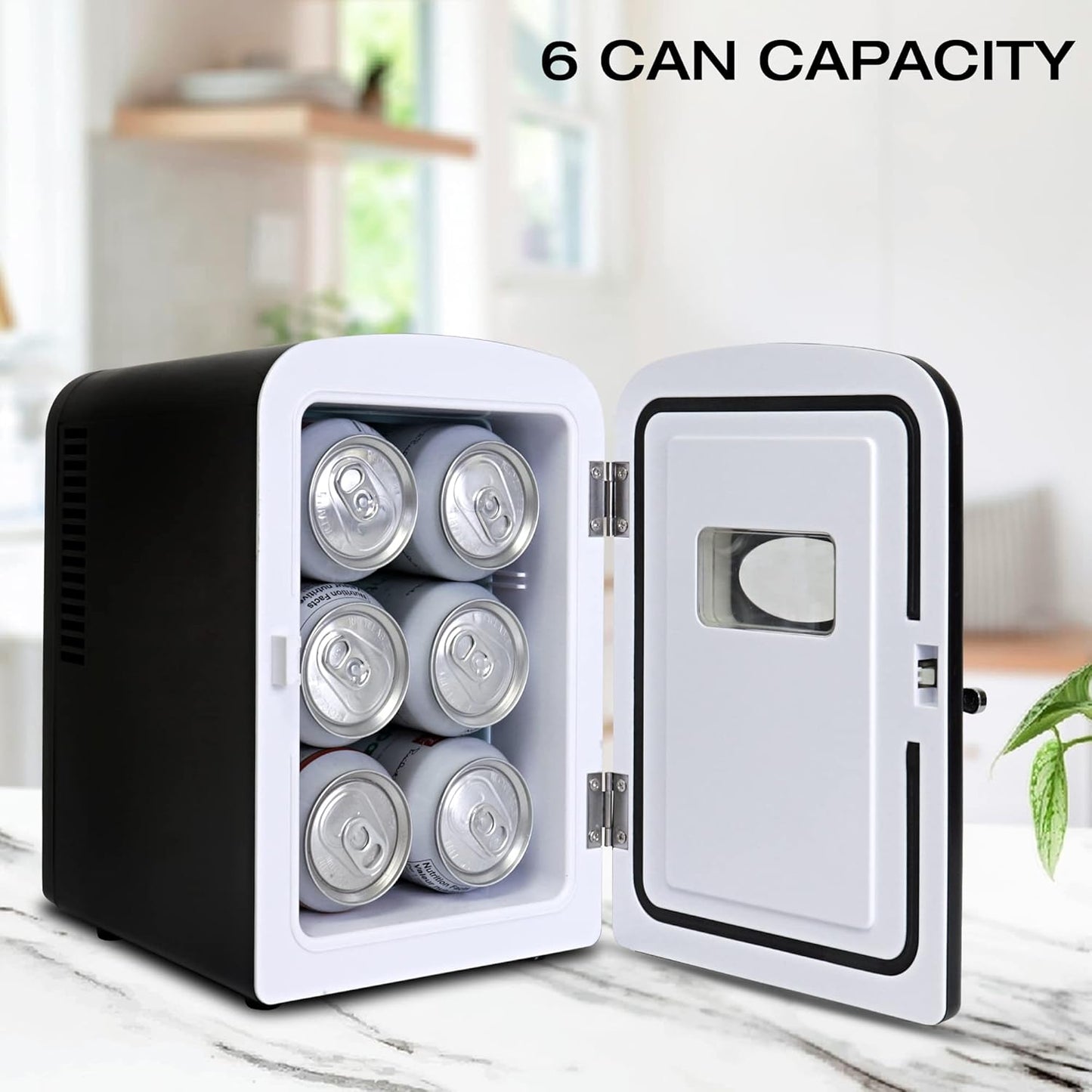 Koolatron 4L Refrigerators Portable Mini Retro Refrigerator Compact Fridge NEW