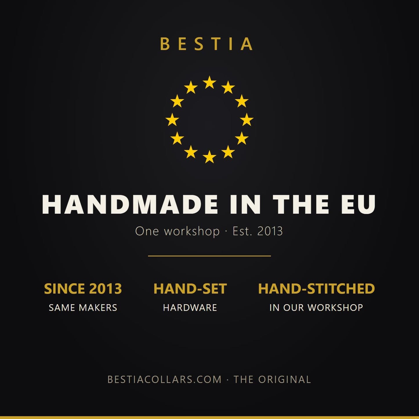 Bestia Basic Leather Dog Leash Heavy Duty Short Durable Black 91cmx3cm NEW