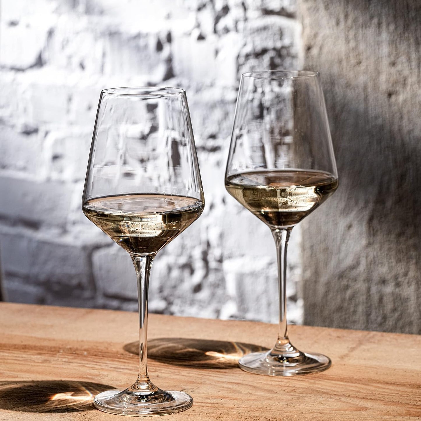 Premium Crystal Clear Wine Glasses Set of 6, 360ml - Elegant Stemware for NEW
