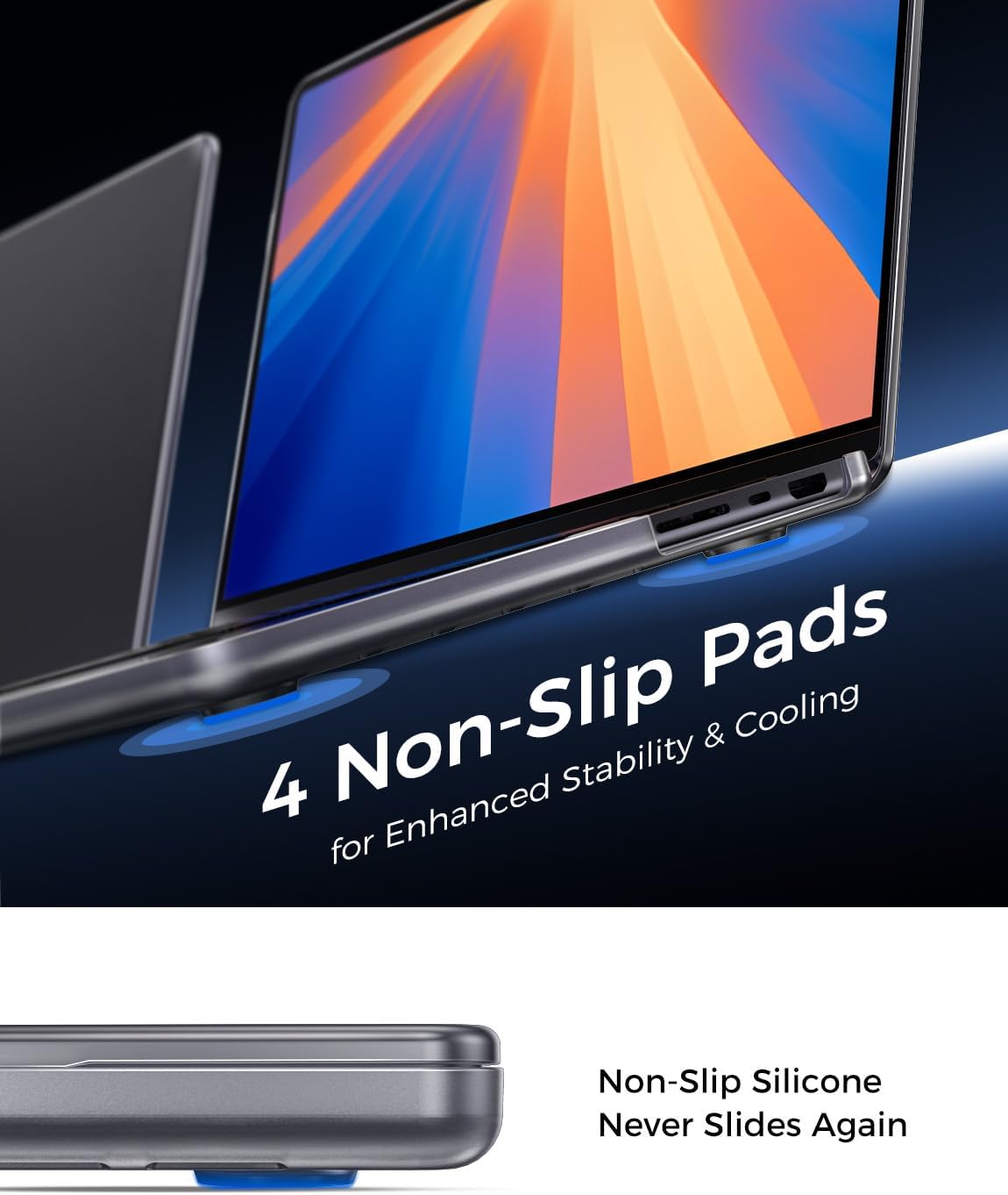 Matte Clear Hard Shell Protective Case for MacBook Pro 16 Inch Laptop Size NEW