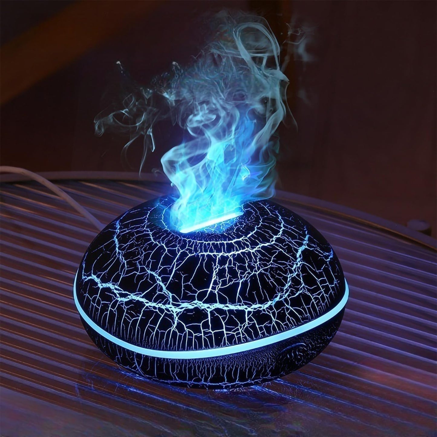 Candico 250ml Ultrasonic Aroma Essential Oil Diffuser Humidifier Black Size NEW
