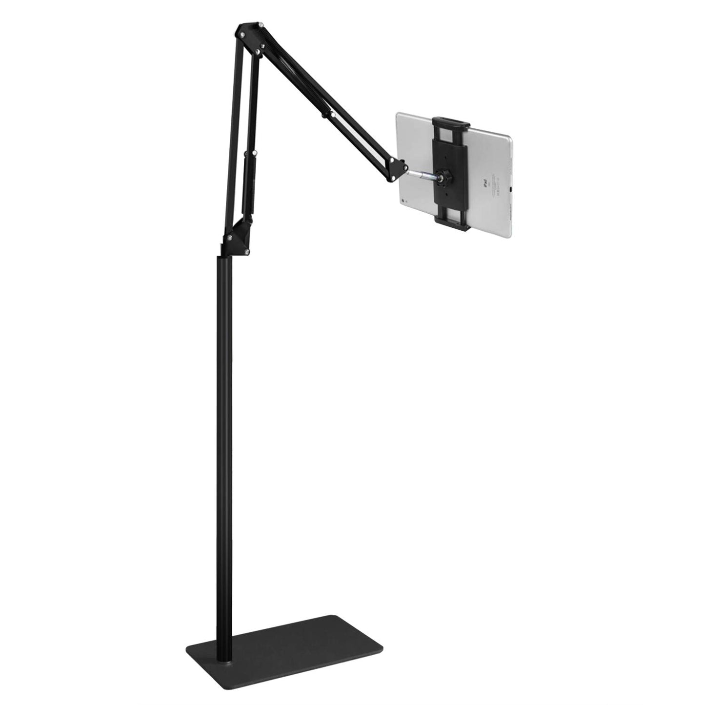 Adjustable Tablet Stands Floor Stand Overhead Bed Phone Holder Black - DEMO