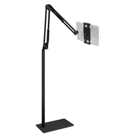 Adjustable Tablet Stands Floor Stand Overhead Bed Phone Holder Black - DEMO