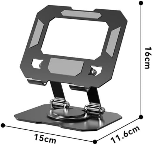 Adjustable Laptop Stands Stand with 360° Rotating Base, Ergonomic Silver DEMO