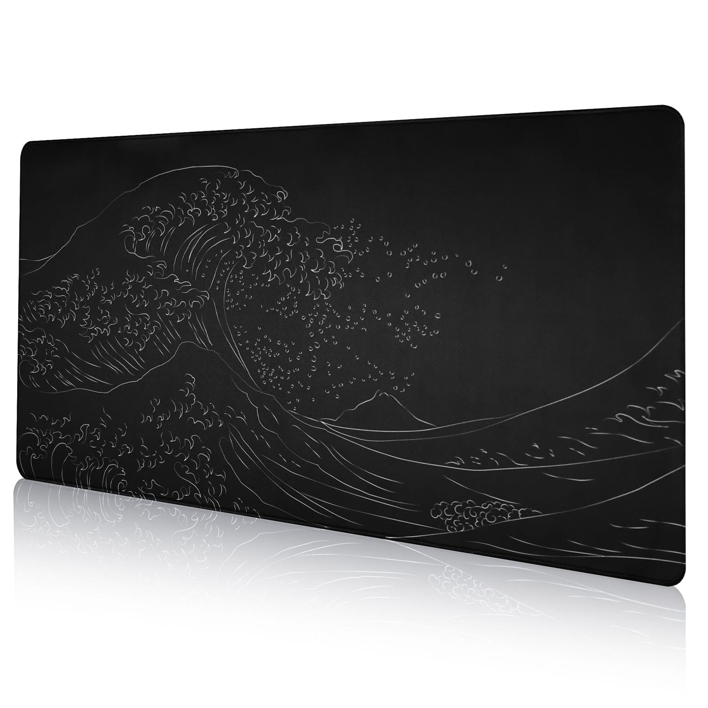 DAWNTREES Large Topographic Waves Liquid Gaming Mouse Pad, 120 x 60 cm, DEMO