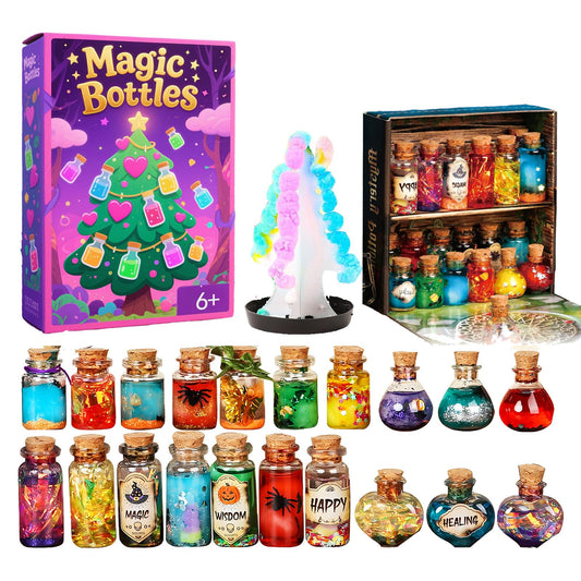 DIY Holiday Magic Potion Kit Science Craft Set 20 Multicoloured Pieces Size NEW