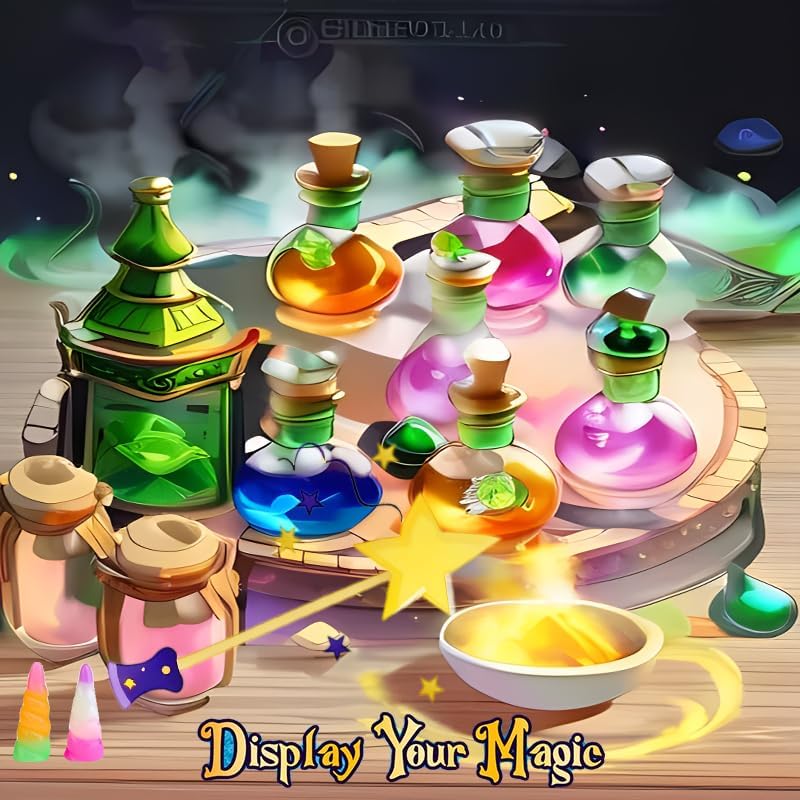DIY Holiday Magic Potion Kit Science Craft Set 20 Multicoloured Pieces Size NEW
