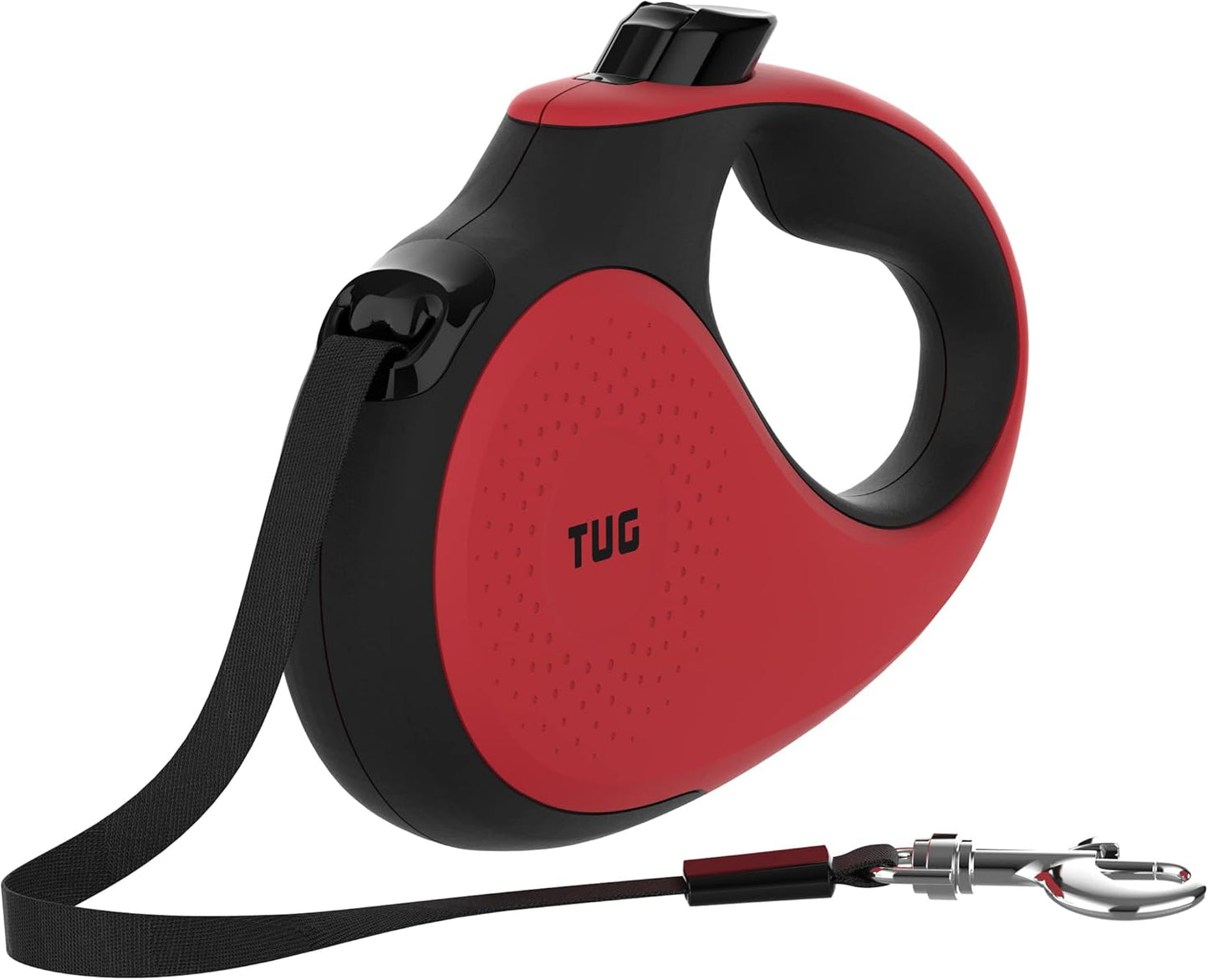 TUG Retractable Dog Leash Tangle-Free Nylon 5m Strong Durable Red Size Small NEW