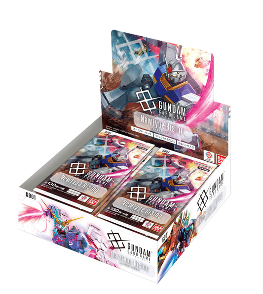 BANDAI Multicolour Gundam Card Game Booster Pack Newtype Rising 24 packs NEW