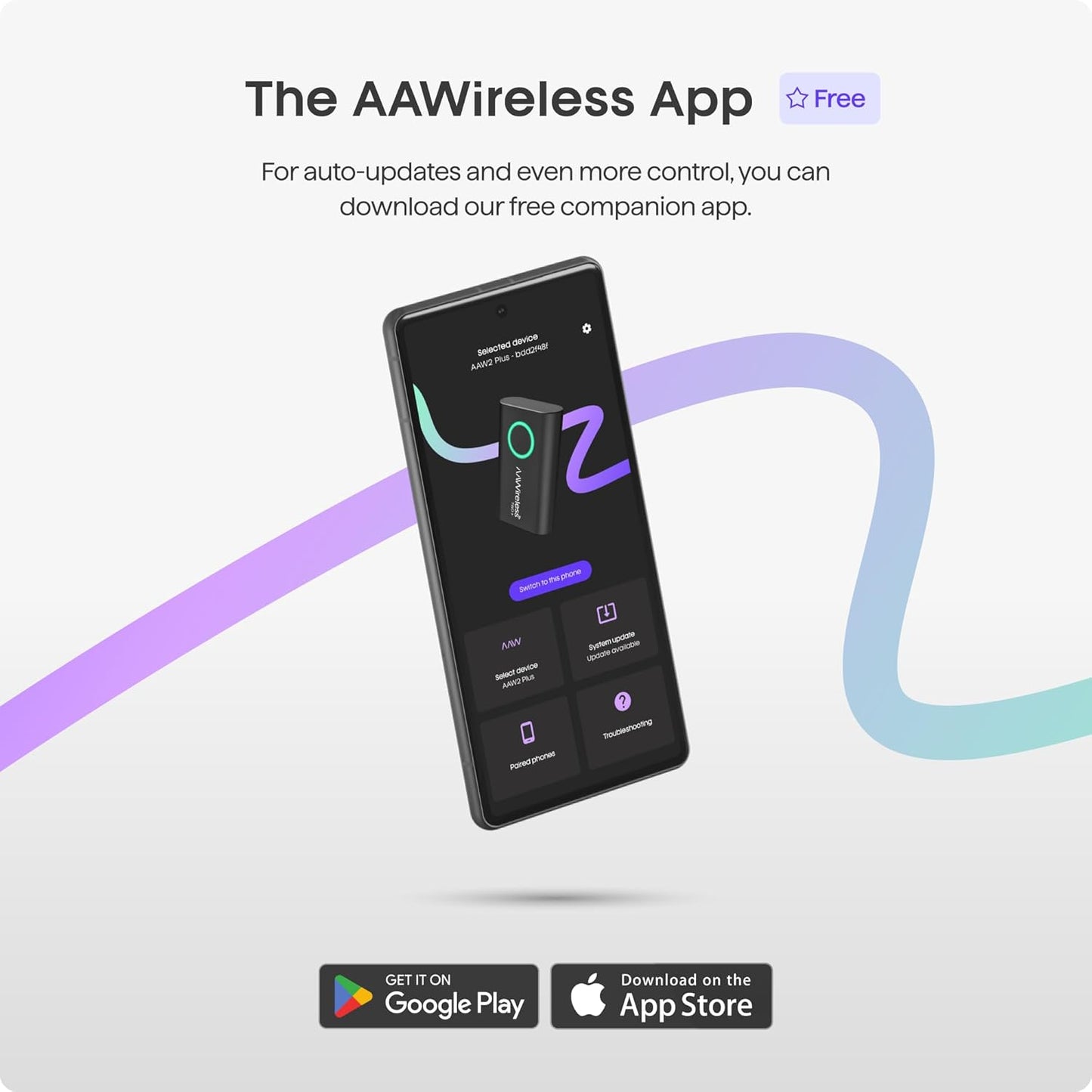 AAWireless 2-in-1 Wireless Input Adapters for Android Auto & Apple CarPlay DEMO