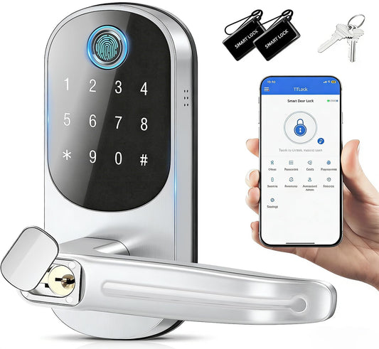 Secure Your Locking Devices Home with 5-in-1 Smart Electronic Door Lock in DEMO