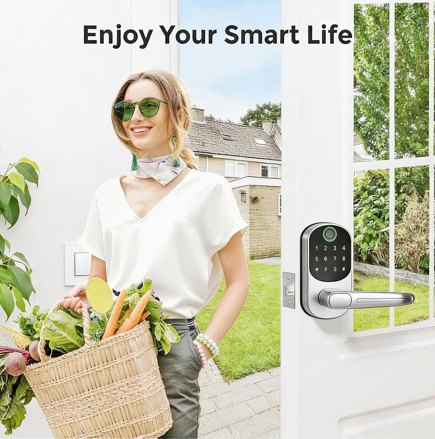 Secure Your Locking Devices Home with 5-in-1 Smart Electronic Door Lock in DEMO