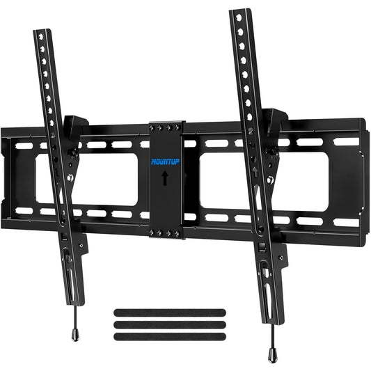 MOUNTUP TV Wall Mount Bracket Tilting for 37-82 Inch Flat Screen TVs Black NEW