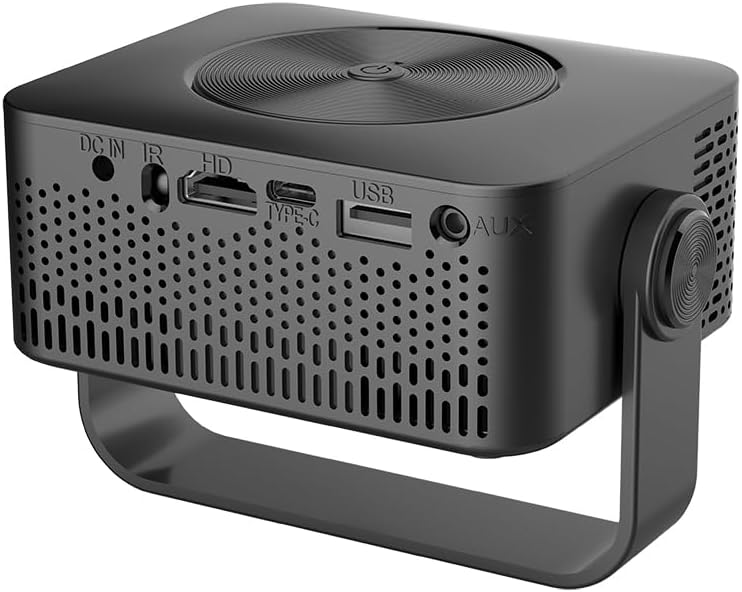 4K Portable Projectors WiFi Projector for Home Theater, Outdoor Movie Nights,