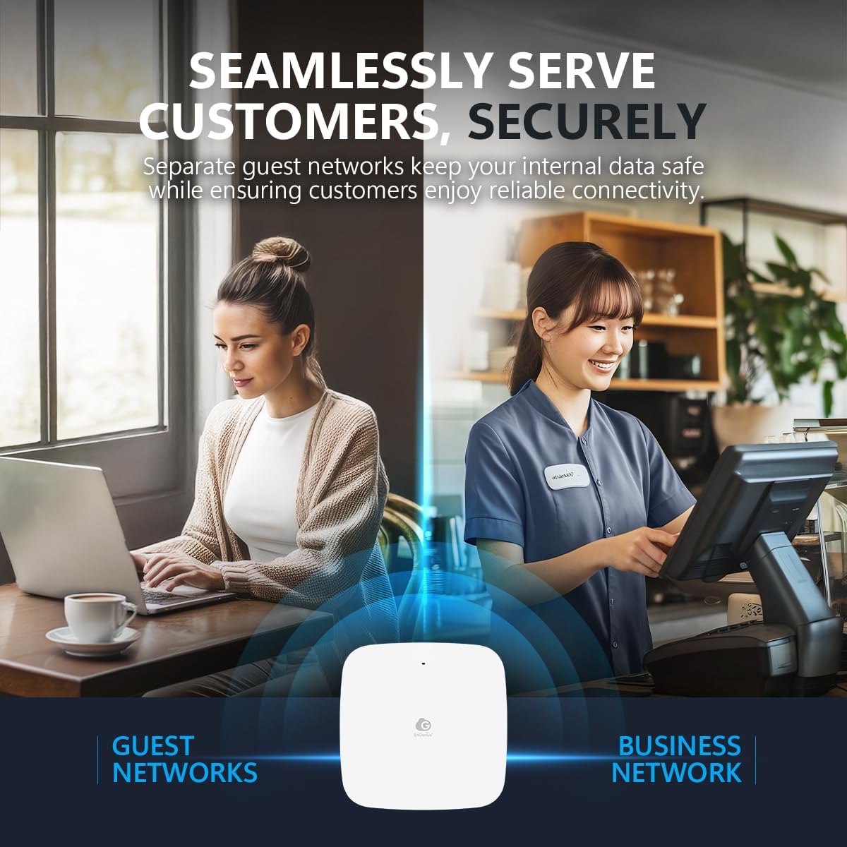 EnGenius Wireless Access Point Wi-Fi 6 Cloud Managed Indoor PoE Mesh AP DEMO