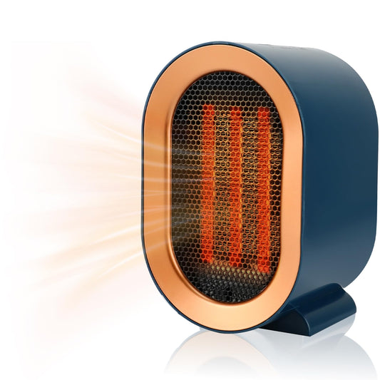 1200W Portable Heating Space Heater with Overheat and Tip-Over Protection NEW
