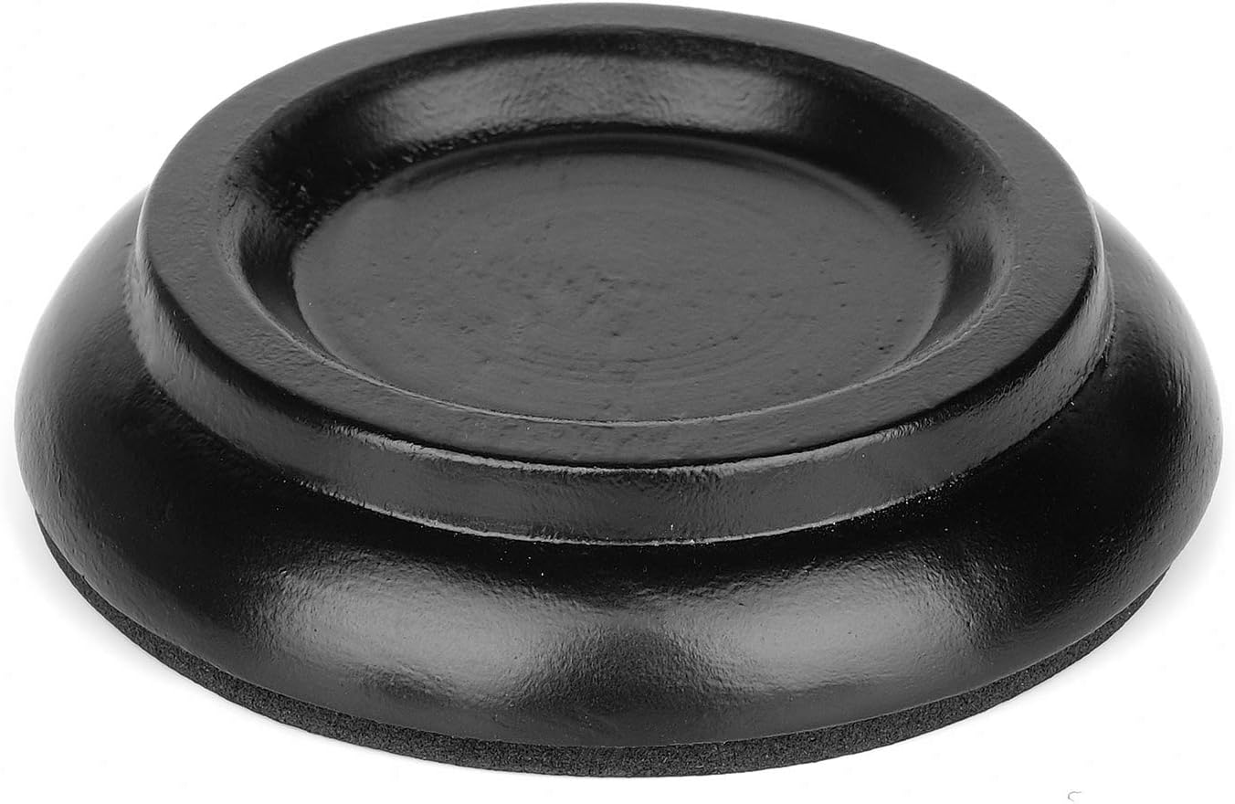 Yuesheng Piano Caster Cups Wooden Floor Protectors, Black 4-Pack, NEW