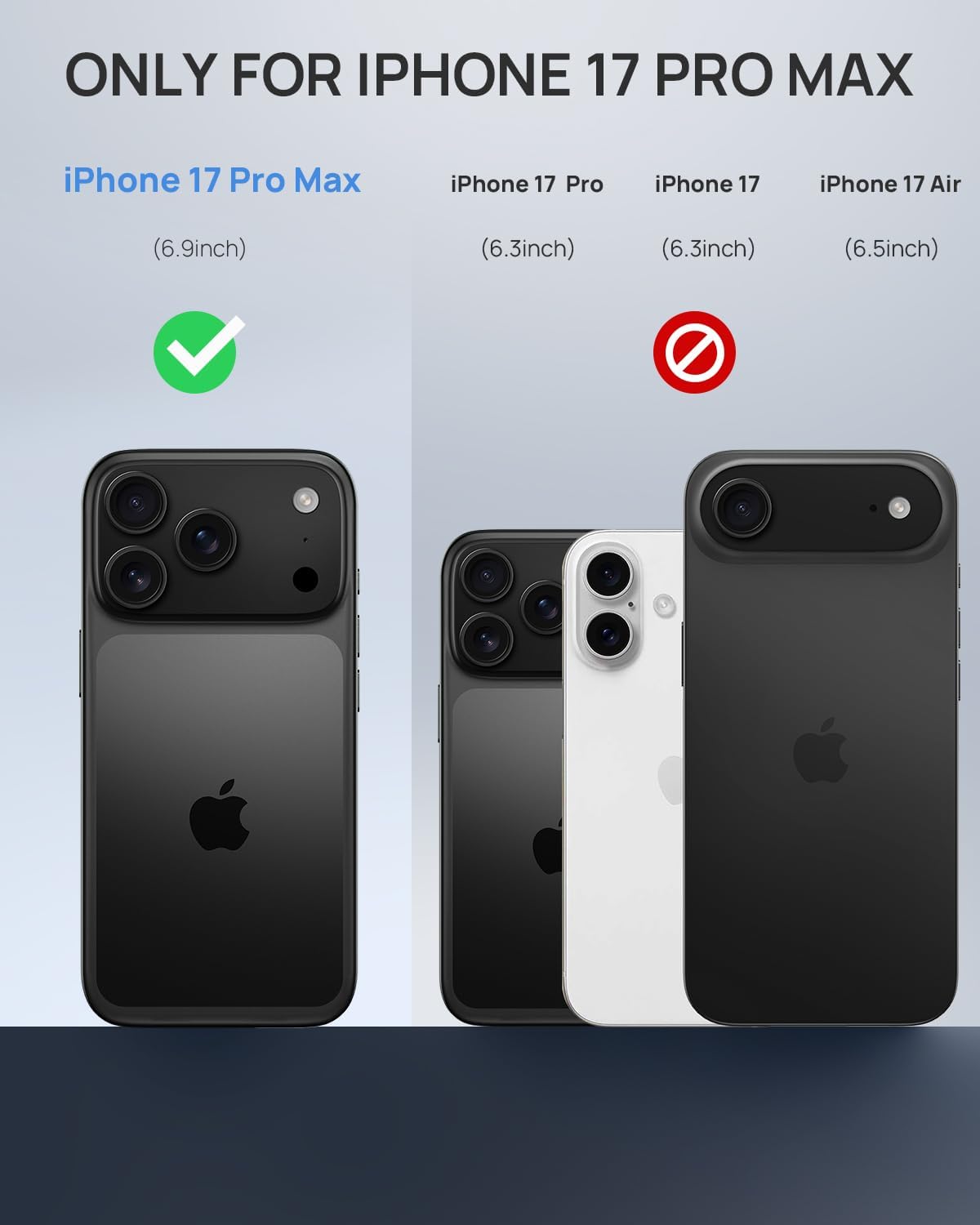 Lanhiem Waterproof Dustproof Magnetic Phone Case for iPhone 17 Pro Max 6.9 DEMO