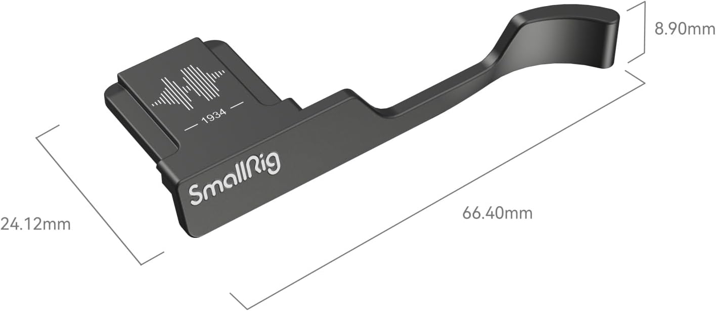SMALLRIG Thumb Grip with Hot Shoe Cover for FUJIFILM X100V Digital Camera NEW
