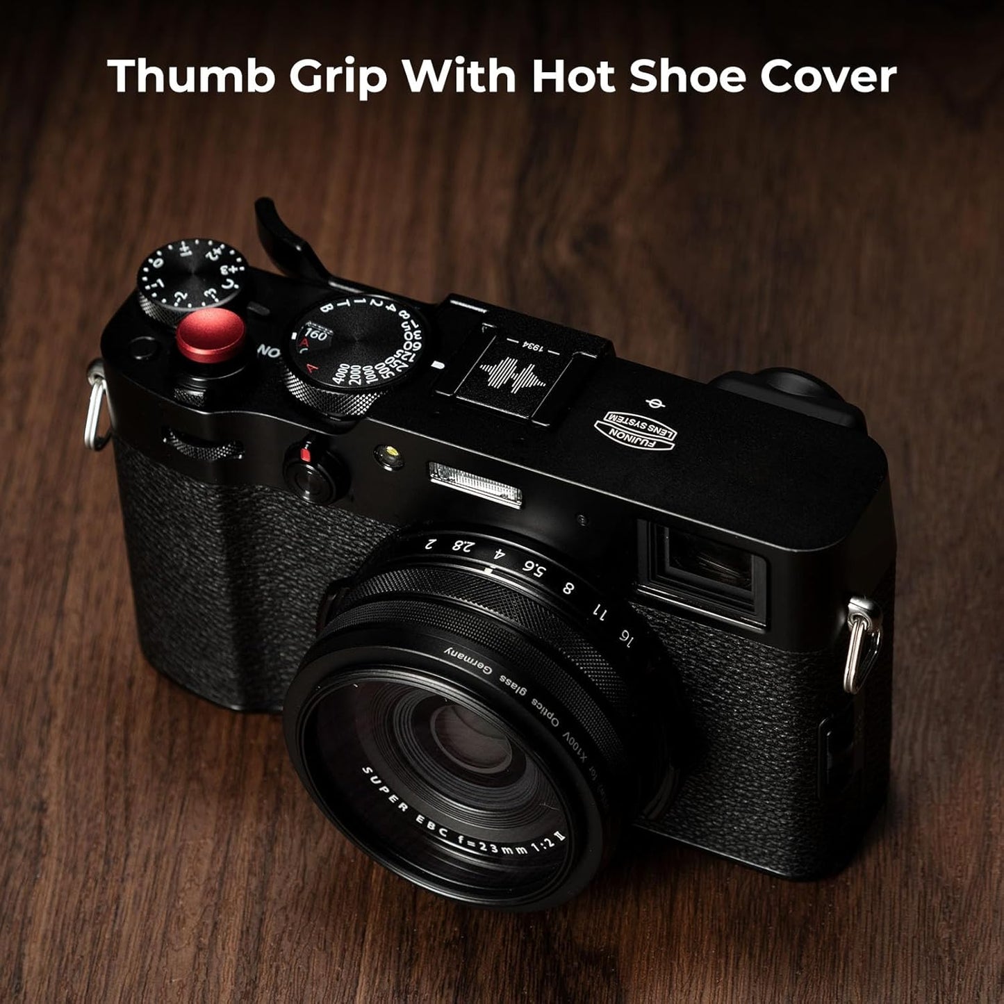 SMALLRIG Thumb Grip with Hot Shoe Cover for FUJIFILM X100V Digital Camera NEW