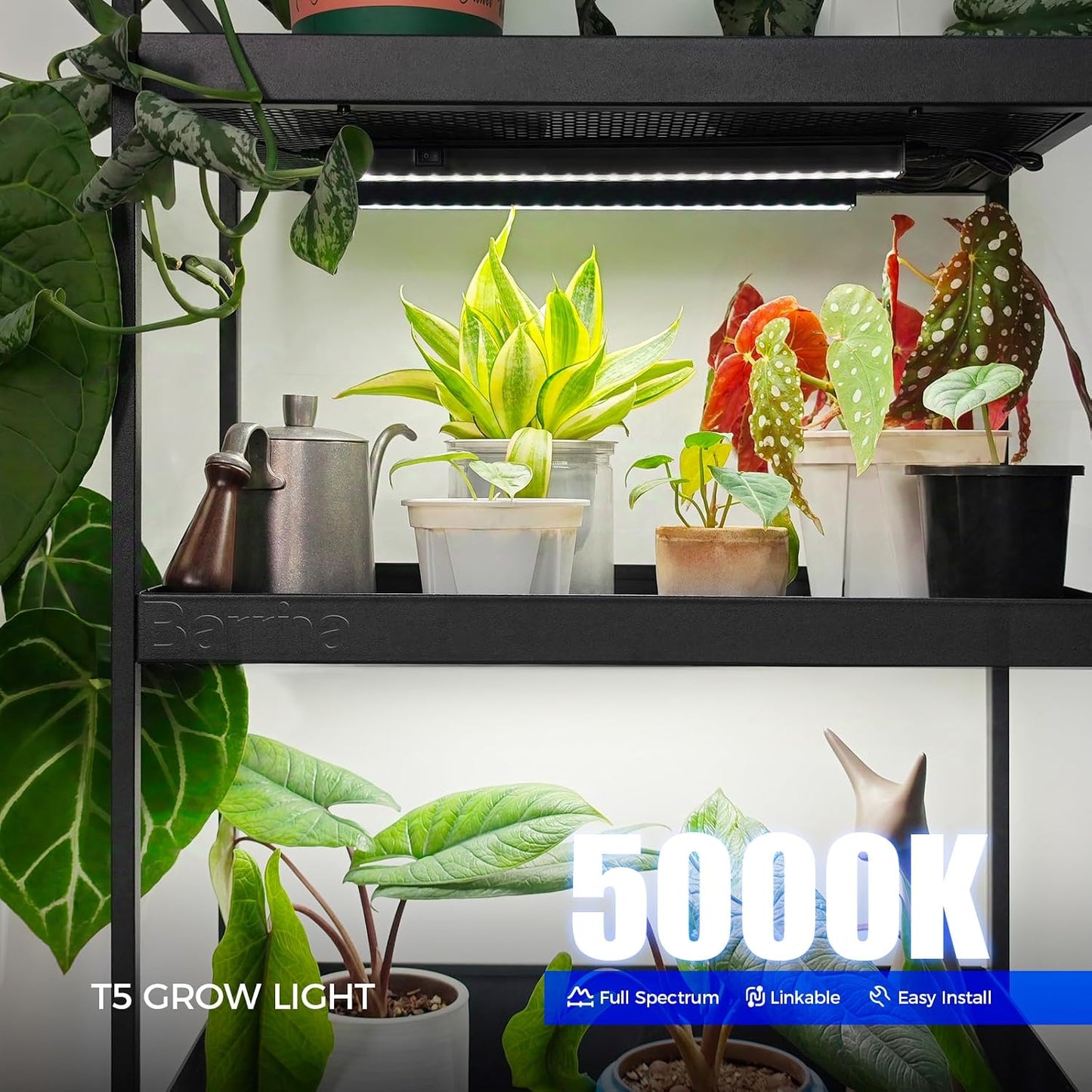 Barrina 1FT Growing Lamps Full Spectrum LED Plant Grow Lamp 10W 5000K NEW